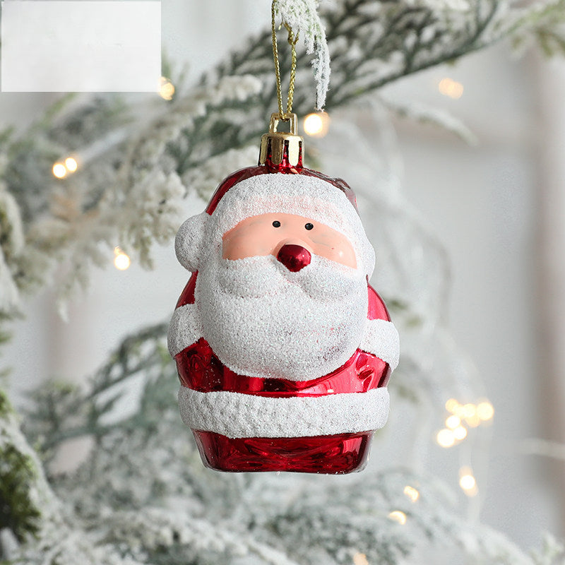Wholesale Plastic Ice Cream Snowman House Pentagram Christmas Tree Pendant